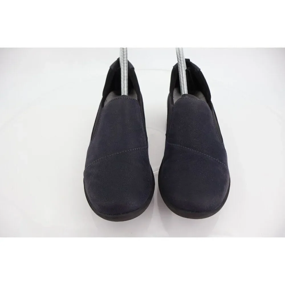 Clarks Women's Sillian Paz Loafer Size 7 Slip On Casual Shoe Blue Flats
